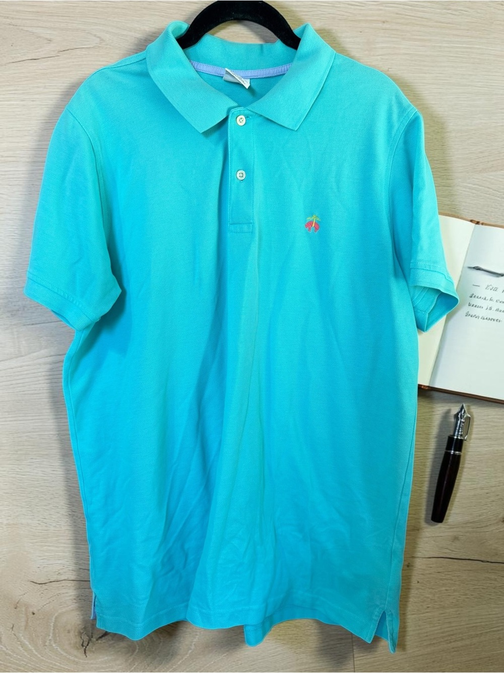 Brooks Brothers 1818 Blue Polo Shirt XL Quiet Luxury Preppy Golf